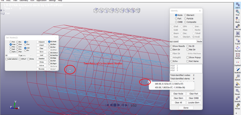 Fig 13 Creating Two Pairs of Co-Incident Nodes